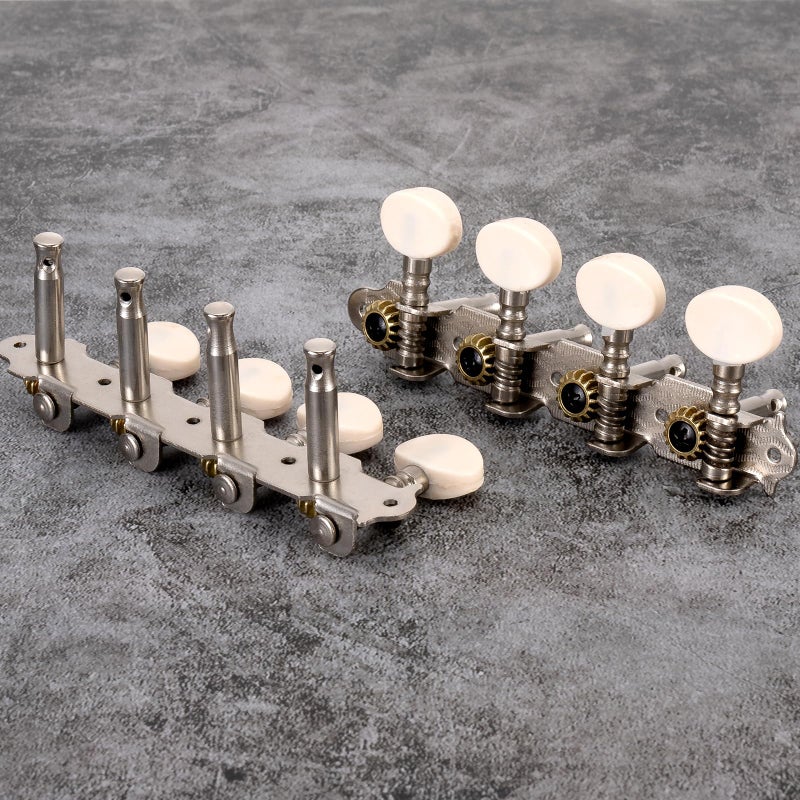 Swhmc 1 Set Mandolin Tuning Pegs, Tuning Keys Machine Head with Nickel Color, Mandolin Replacements 4L4R - Image 5